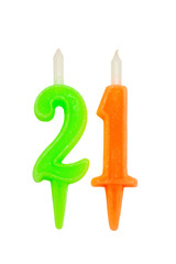 Birthday candles number