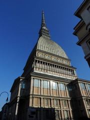 Fototapeta na wymiar Turin - Italy Mole Antonelliana 