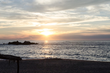 Paisaje en el mar playa Mayto en municipio de Cabo Corrientes en Jalisco México