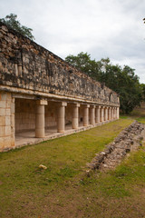 Majestic ruins Maya city in Uxmal,Mexico.