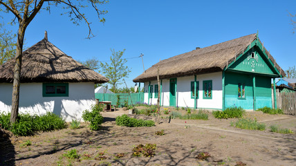 Fototapeta na wymiar Old traditional house in Letea Village