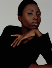 Model Beauty Stylish Makeup Portrait