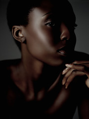 Model Beauty Stylish Makeup Portrait