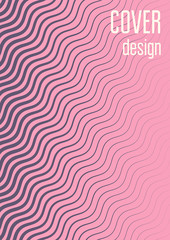 Abstract cover. Futuristic geometric template for banner, poster, flyer, brochure. Minimal trendy layout with halftone gradients. Abstract EPS 10 illustration. Minimalistic colorful cover.