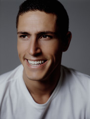 Fototapeta premium Model Strong Stylish Male Portrait