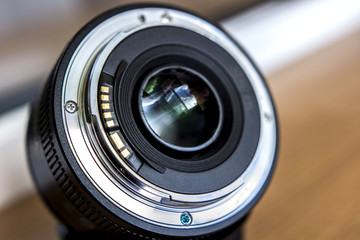 Bayonet lens. A lens with a fixed focal length.