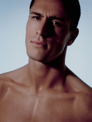 Fototapeta premium Model Strong Stylish Male Portrait