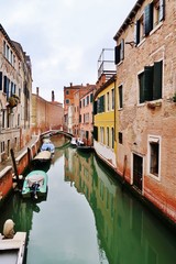Venedig, Häuser am Kanal