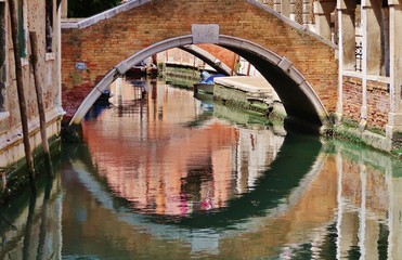 Fototapeta na wymiar Venedig, Kanalbrücke