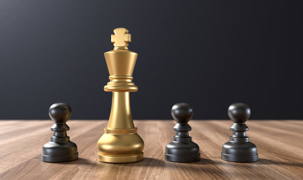 3D-Illustration Schach