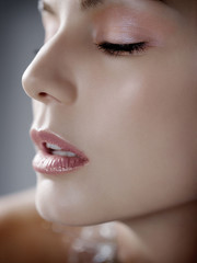 Obraz premium Model Beauty Stylish Makeup Portrait