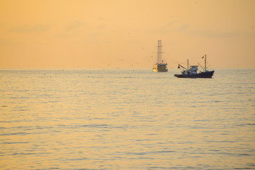 Fishing ship in the Black Sea