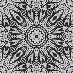 Art deco floral pattern of geometric elements. seamless pattern. Vector illustration. design for printing, presentation, textile industry