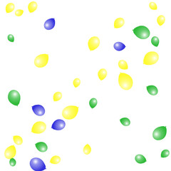 Background with Colorful balloons. Simple Feminine Pattern for Card, Invitation, Print. Trendy Decoration with Beautiful balloons. 