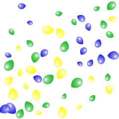 Background with Colorful balloons. Simple Feminine Pattern for Card, Invitation, Print. Trendy Decoration with Beautiful balloons. 