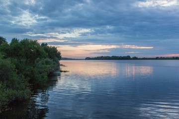 Sunset river