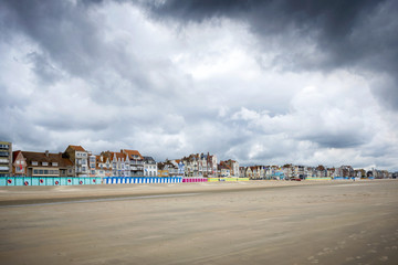 Dunkerque - Malo Les Bains, beach resort of Dunkirk. Nord Pas de Calais, France.