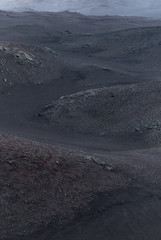 Volcanic desert. Off road interior landscape, Iceland.