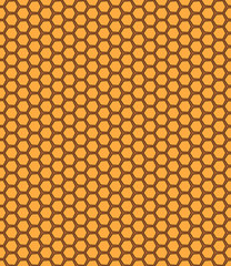 Seamless pattern with hexagons. Classic tile ornament.