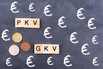 Euro und PKV gegen GKV Vergleich