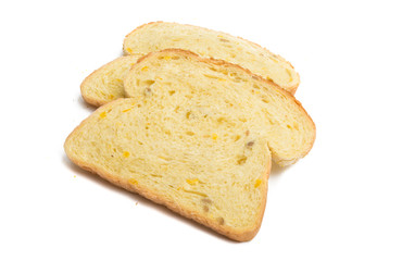 croutons bread cakes isolated