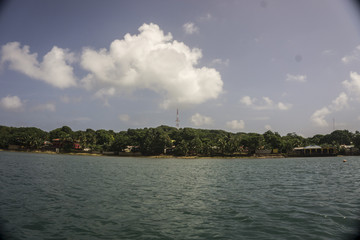 Fototapeta na wymiar beautiful island in the caribbean