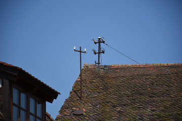 Cham, Oberpfalz, Pfalz, Bayern, Stadt, Rathaus, Stromanschluss, Dachständer, Drehstrom,...