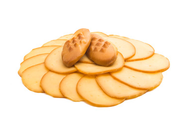 Polish cheese isolated