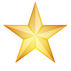 Obraz premium Golden Star illustration