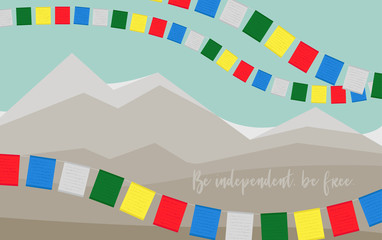 Card to International Tibet Day. Be independent, be free.