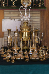 Fototapeta na wymiar Souvenir magical lamps of aladdin