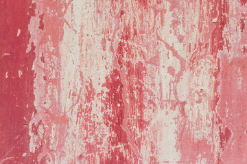 Wall fragment with scratches and cracks