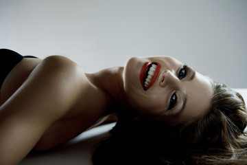 Model Beauty Stylish Makeup Portrait