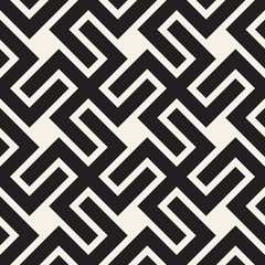 Vector seamless pattern. Modern stylish abstract texture. Repeating geometric tiles..