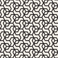 Vector seamless subtle lattice pattern. Modern stylish texture with monochrome trellis. Repeating geometric grid.