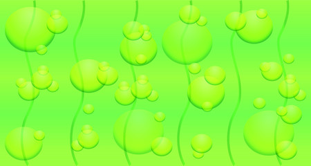 Green drops pattern