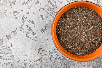 Healthy chia seeds