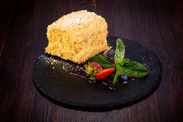 Napoleon layered cake