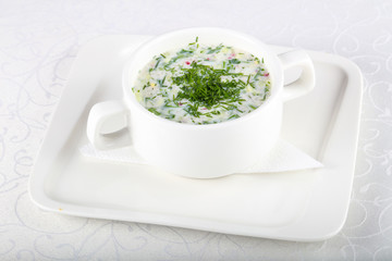 Okroshka soup