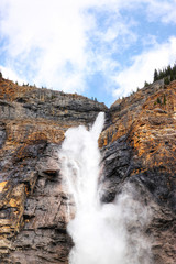 Takakkaw Falls in Yoho National Park, British Columbia, Canada