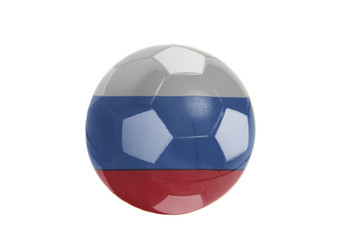 Russian Flag on Soccer ball