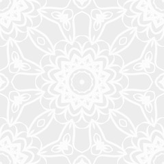 Seamless texture of floral ornament. Super vector illustration. For the interior design, printing, web and textile