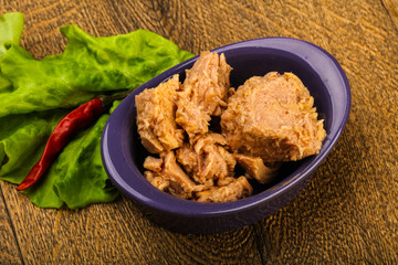 Canned tuna fish