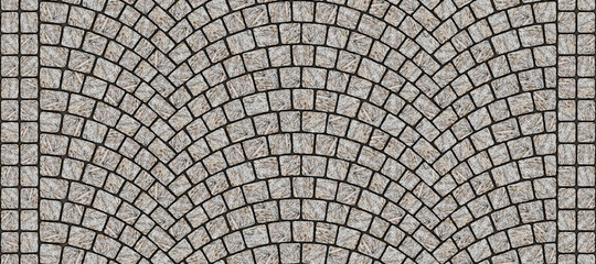 Road curved cobblestone texture 166