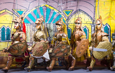 Traditional Sicilian puppets