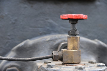 A safety hydraulic valve of an old tractor