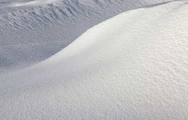 Deep snowdrifts