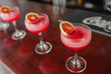 soft drinks cocktails at the wedding