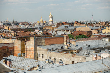Fototapeta premium Roofs of Saint-Petersburg