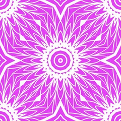 Seamless texture of floral ornament. Super vector illustration. For the interior design, printing, web and textile